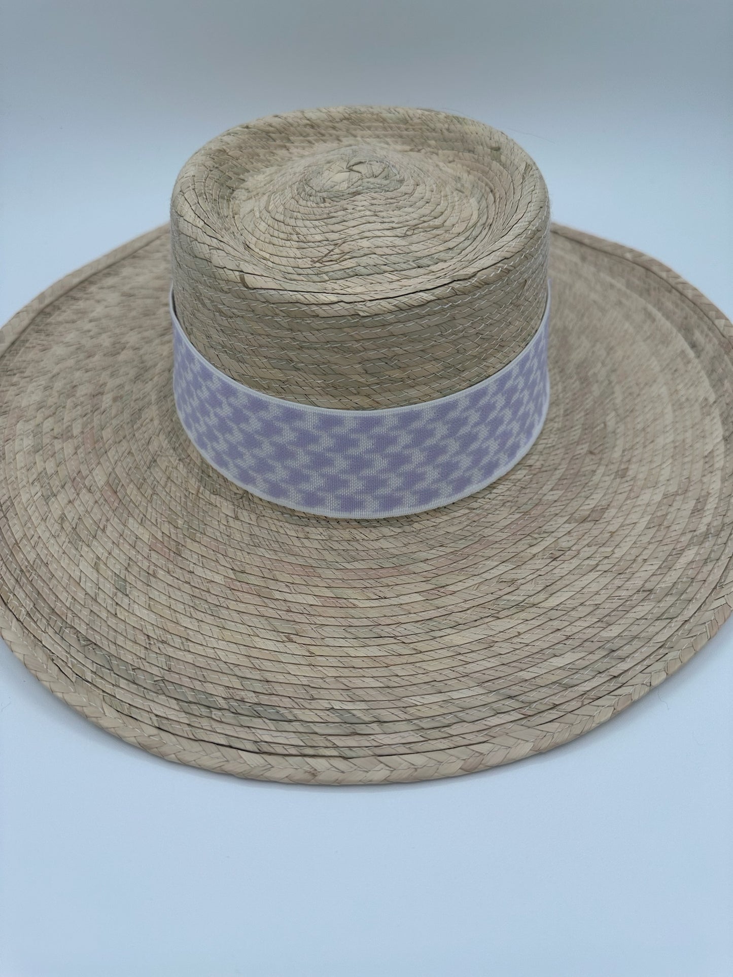 2” Lavender Houndstooth Hat Band