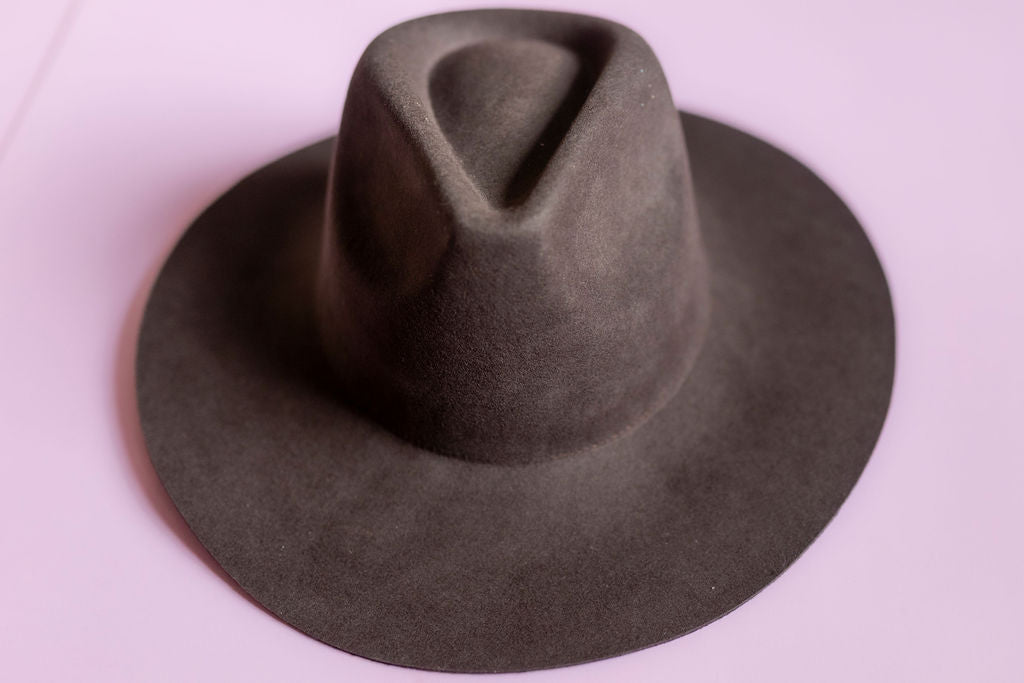 Wool Rancher Hat- Chocolate