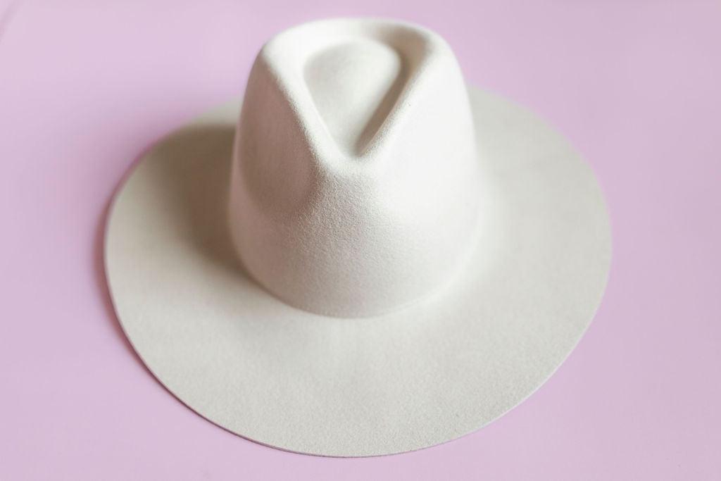 Wool Rancher Hat- Ivory