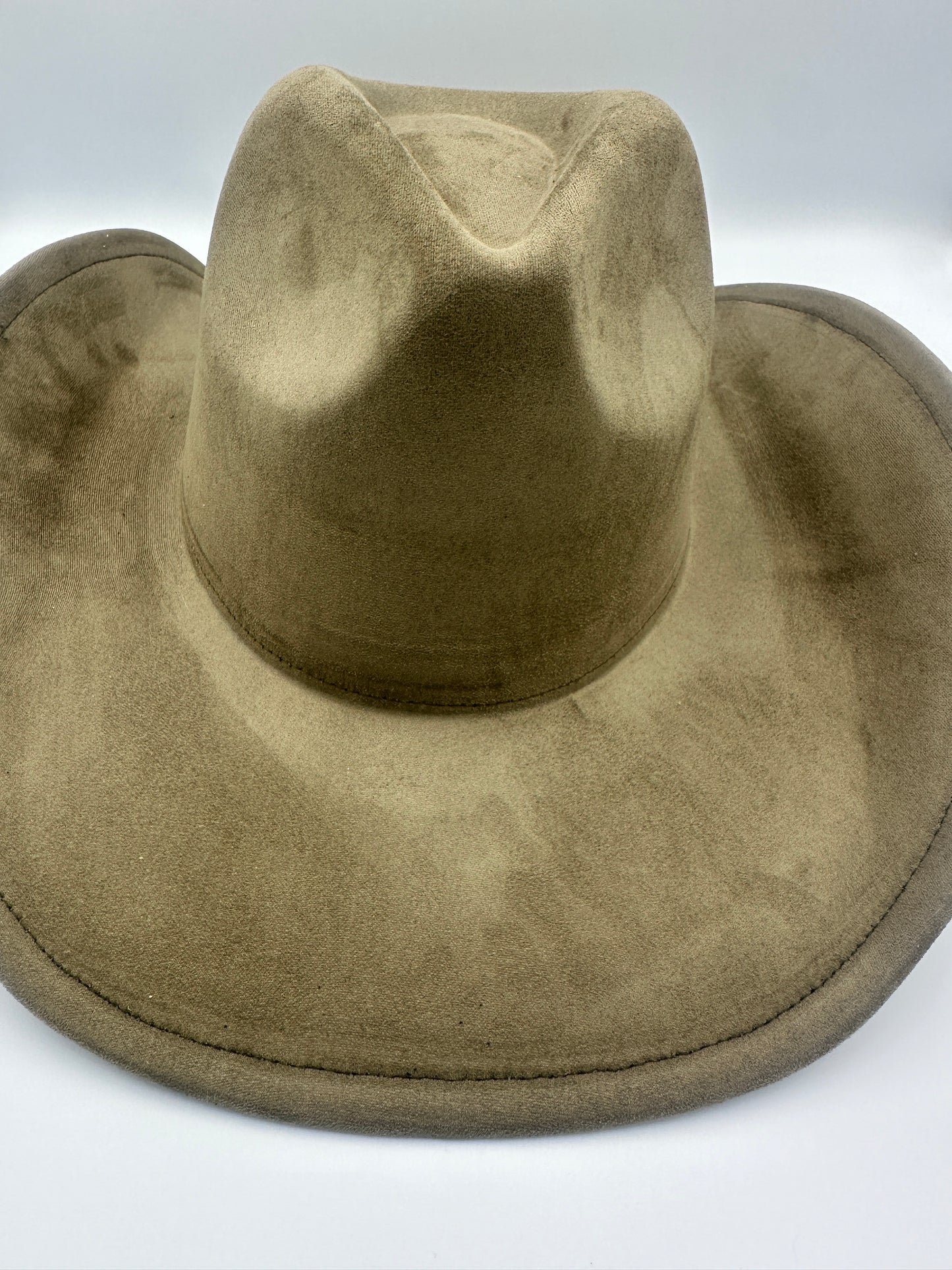 Suede Western Rancher - Olive