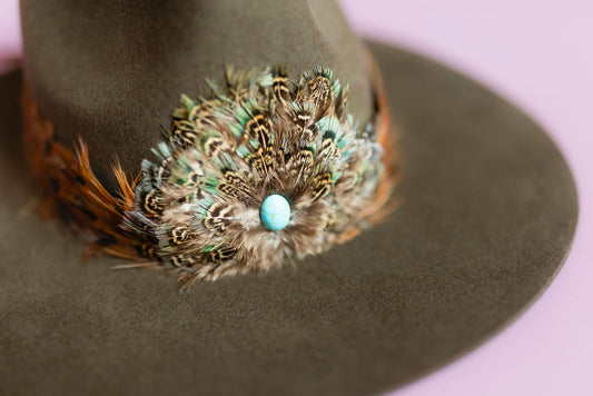 Stellar Feather Hat Band