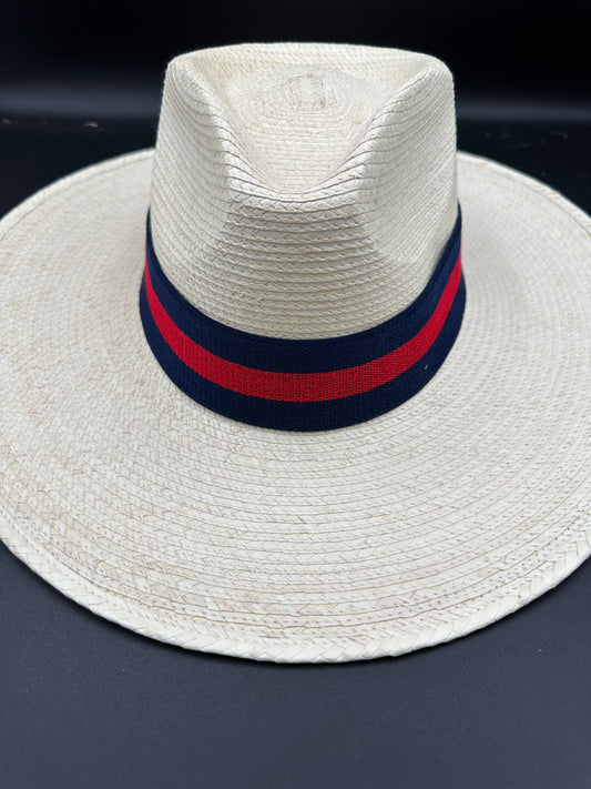 1.5” Navy and Red 3 stripe Band