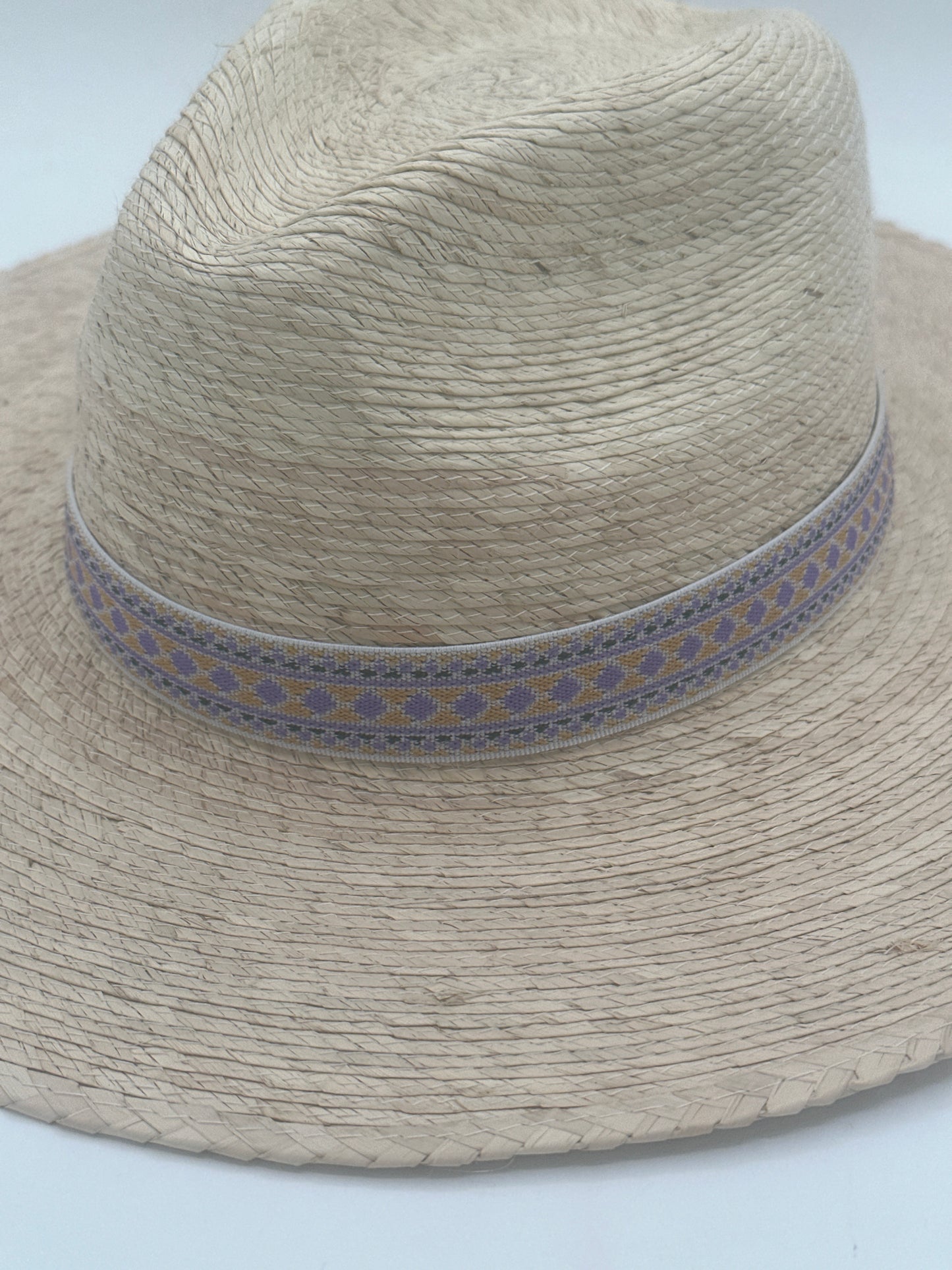 1” Purple & Gold Aztec Hat Band