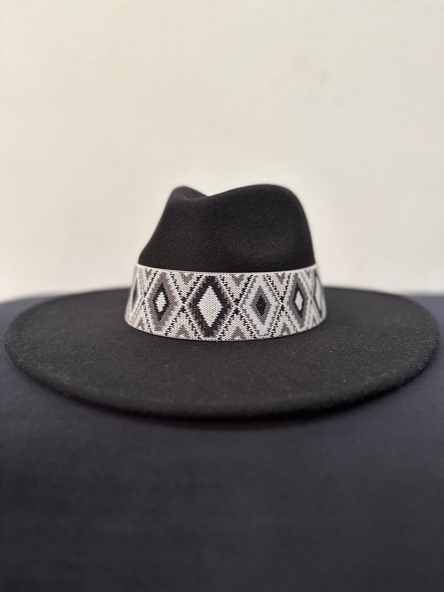 2” Gray Aztec Hat Band