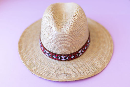 1” Brown and Red Aztec Band