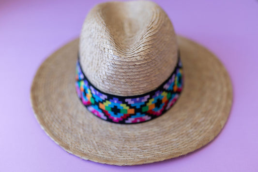 2” Bright Aztec Hat Band