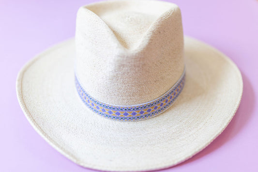 1” Purple & Gold Aztec Hat Band