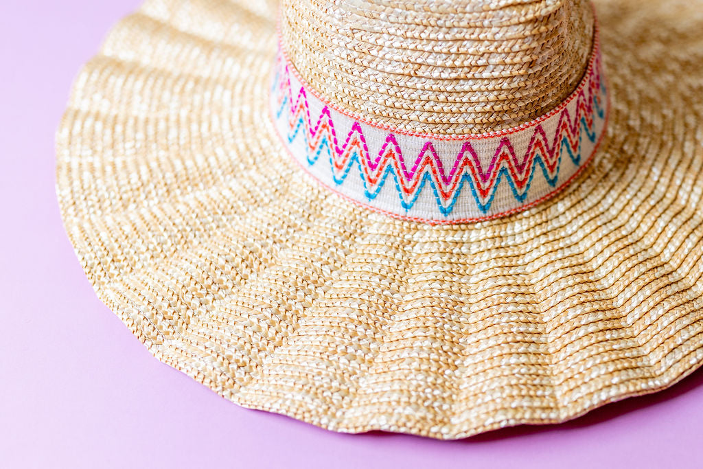 2” Bright ZigZag Hat Band