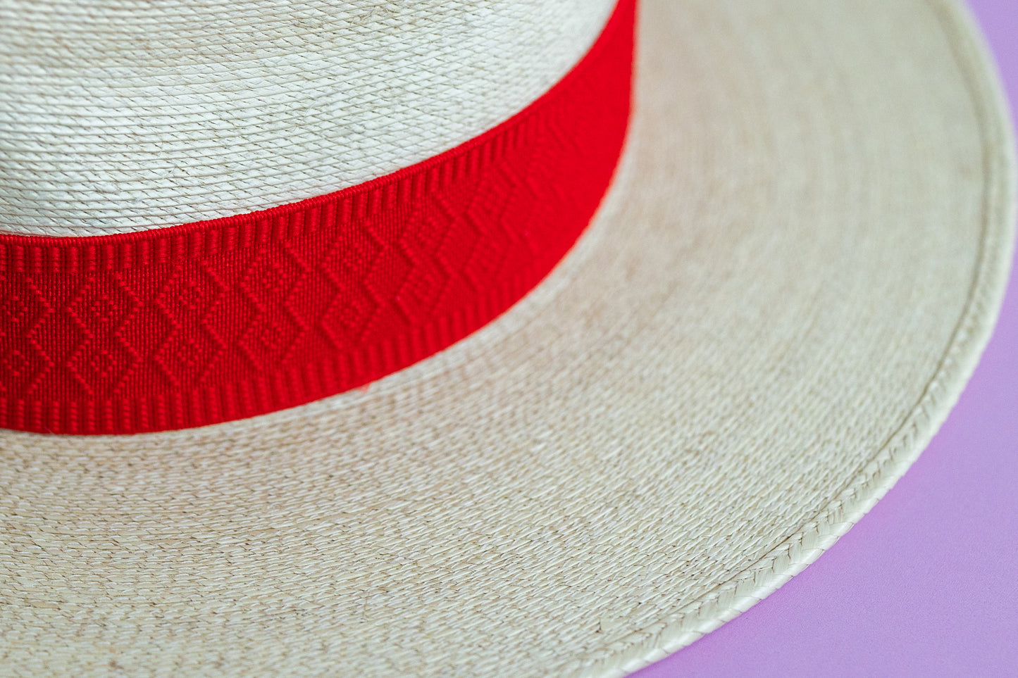 2” Red Jacquard Hat Band