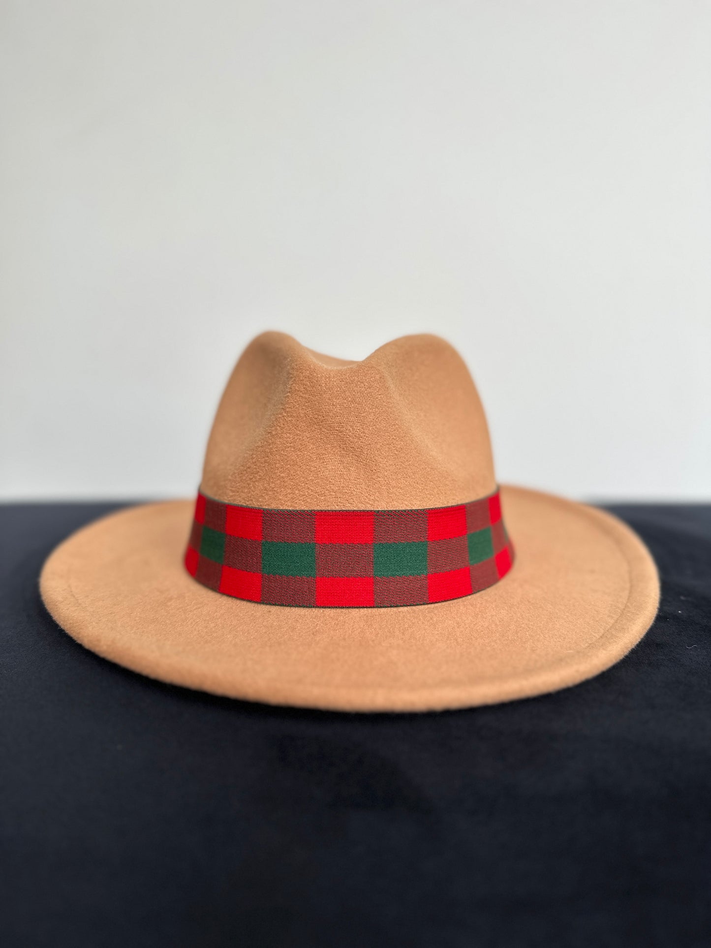 1.5” Reversible Red and Green Gingham