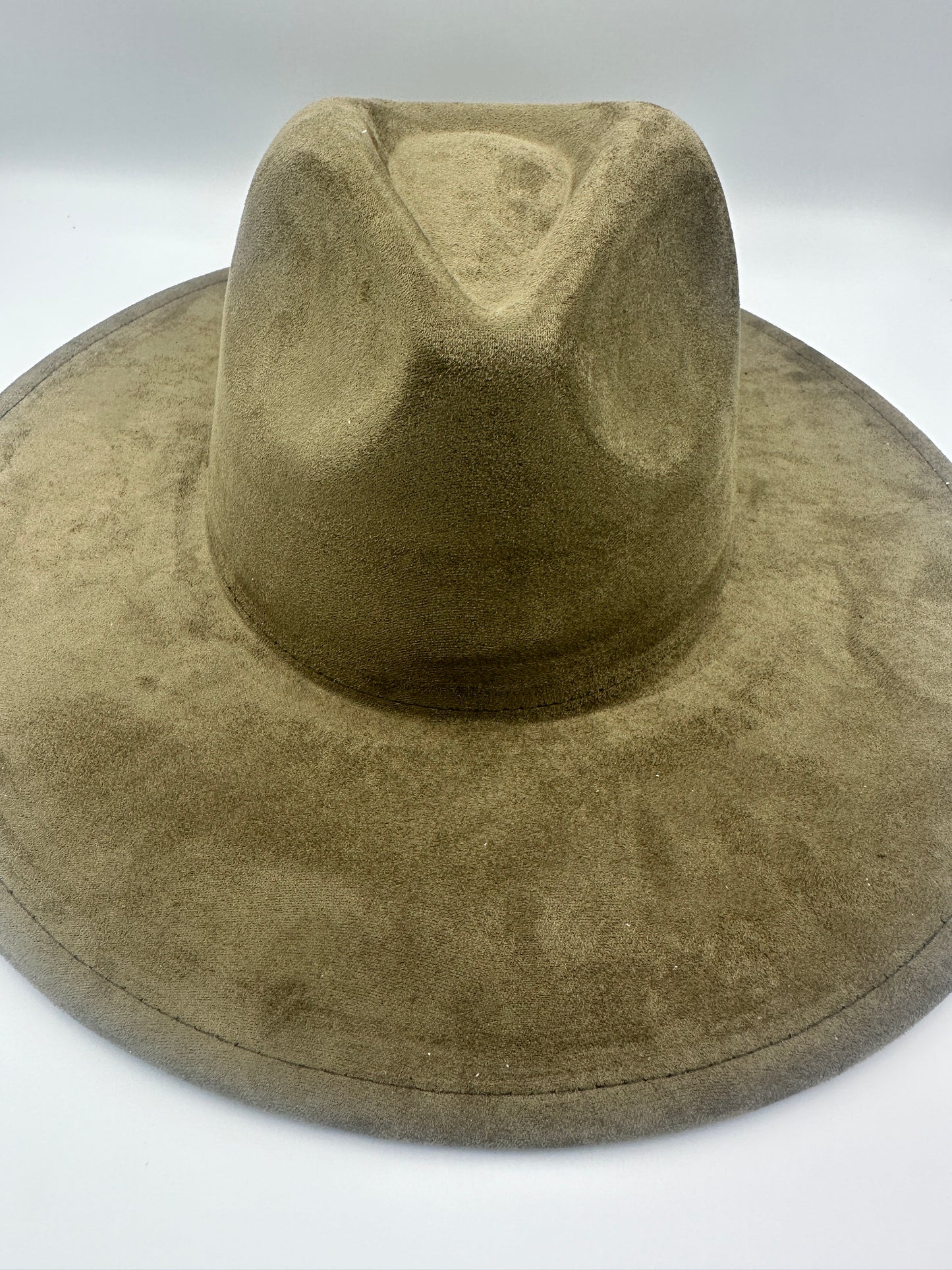 Suede Rancher Hat - Olive