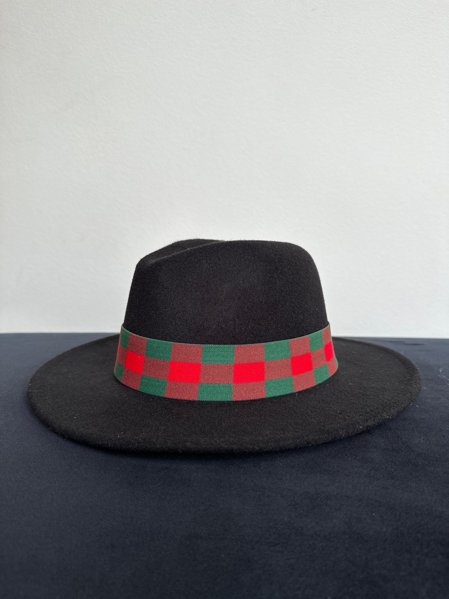 1.5” Reversible Red and Green Gingham