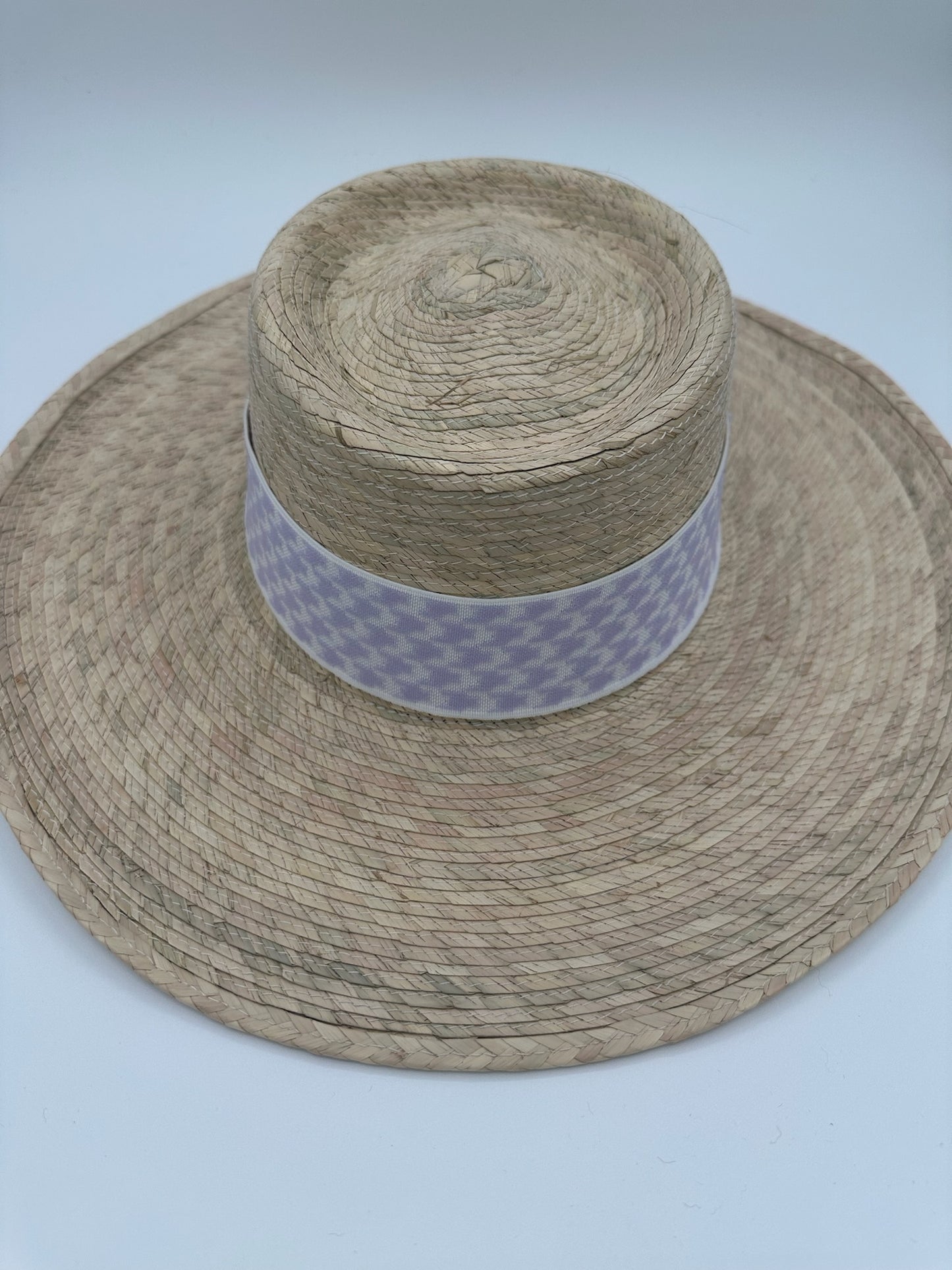 2” Lavender Houndstooth Hat Band