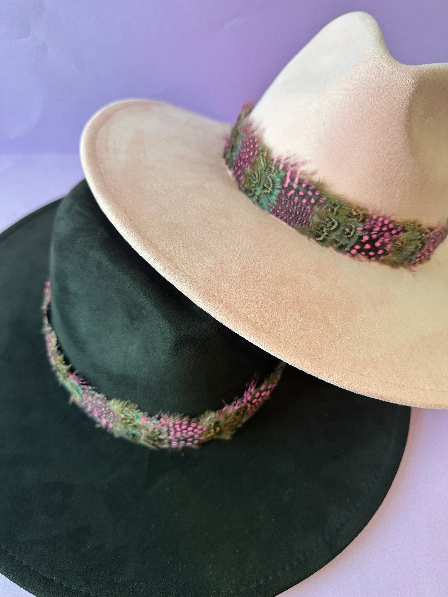 Fancy Feather Hat Band