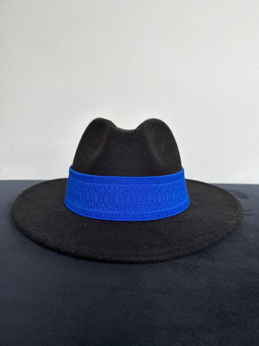 2” Blue Jacquard Hat Band