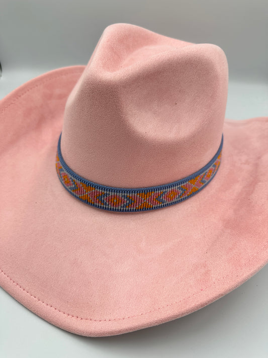 Suede Western Rancher - Pink