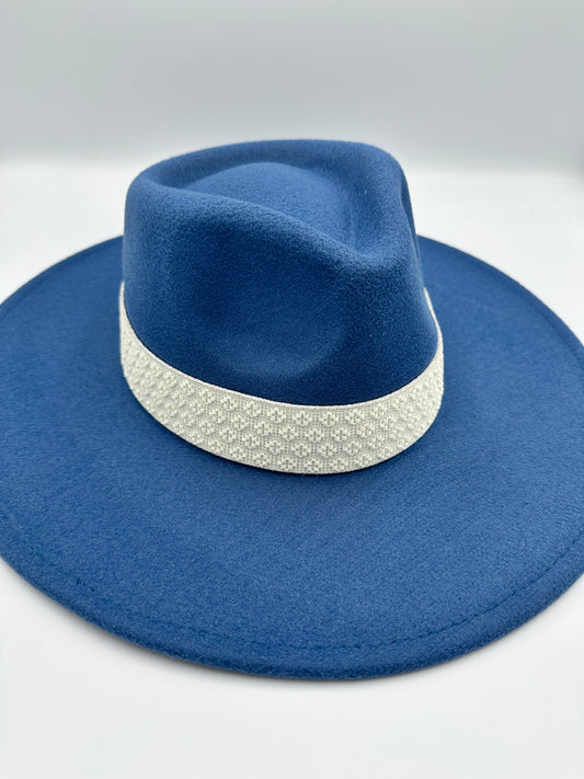 Felt Rancher Hat - Dusty Blue