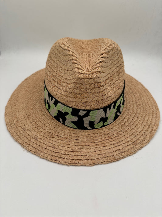 1.5” Lime Camo Hat Band