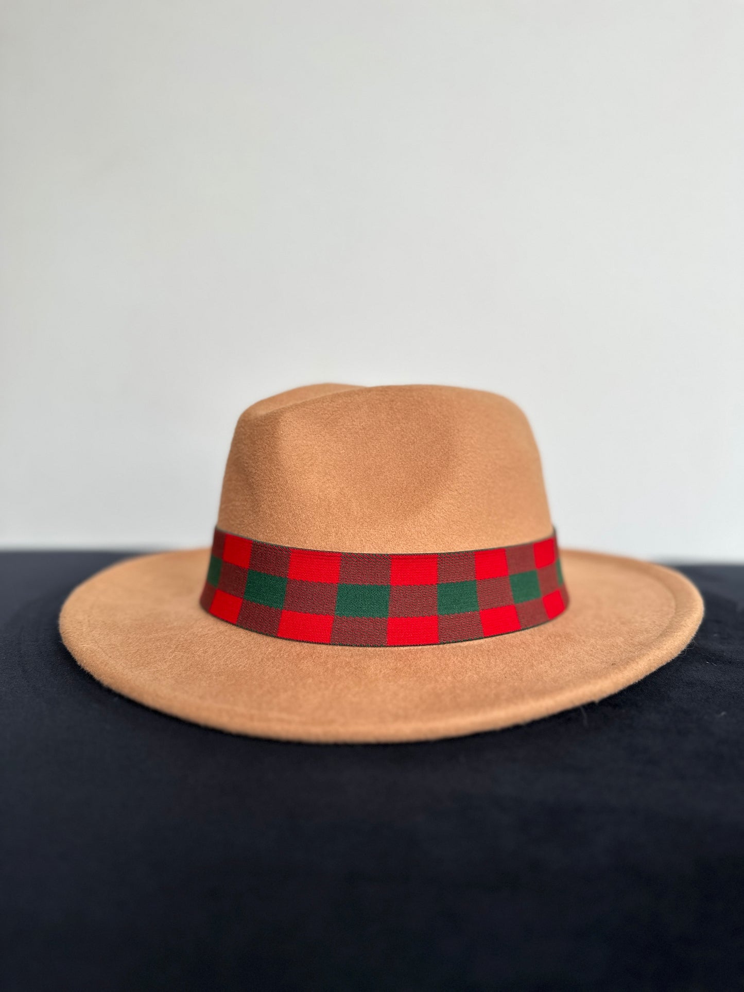 1.5” Reversible Red and Green Gingham