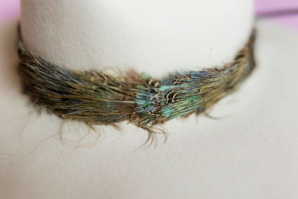 Dove Feather Hat Band