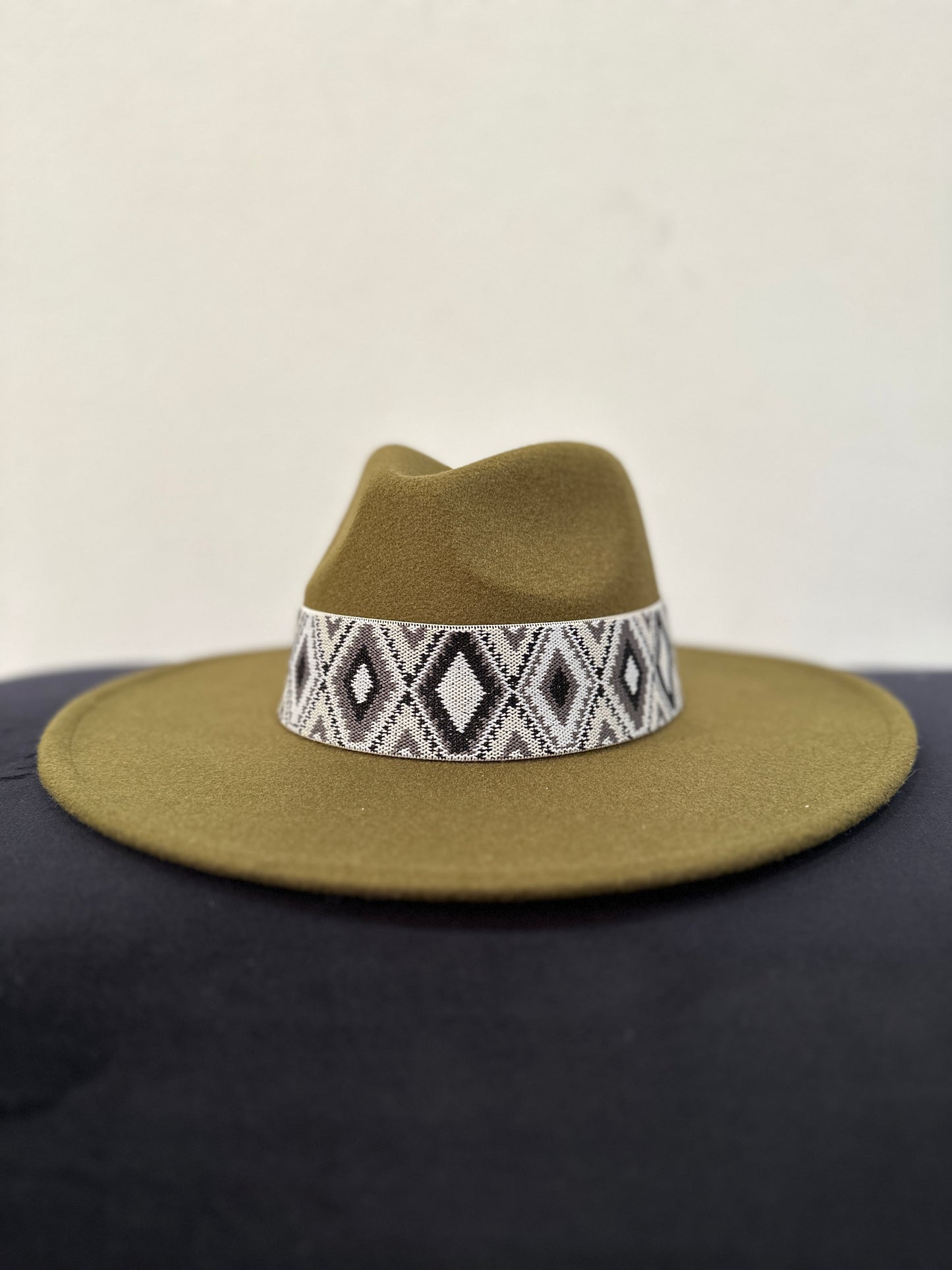 2” Gray Aztec Hat Band