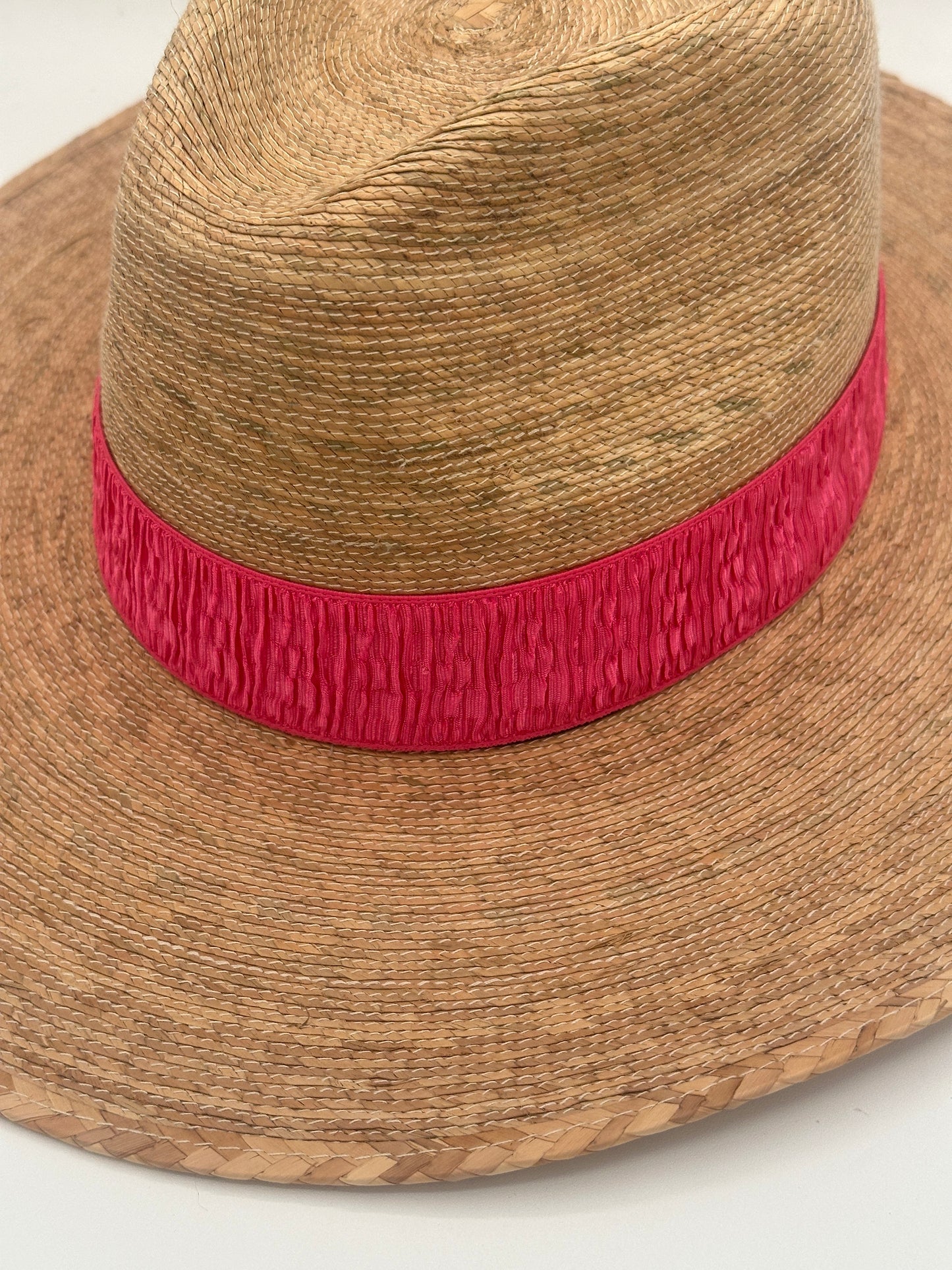 1.5” Pink Ruched Hat Band