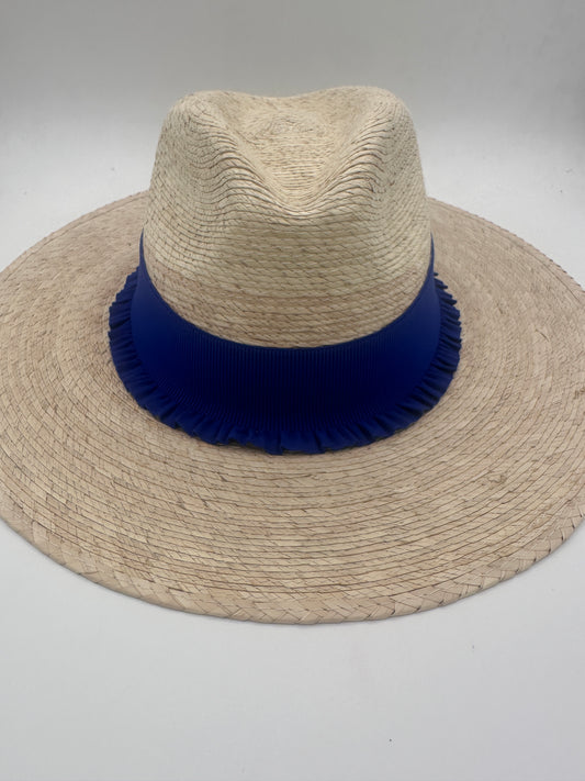 2” Royal Blue Ruffle Hat Band