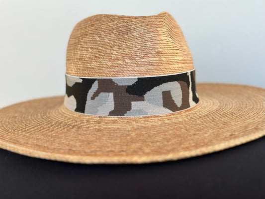 1.5” Gray Camo Hat Band