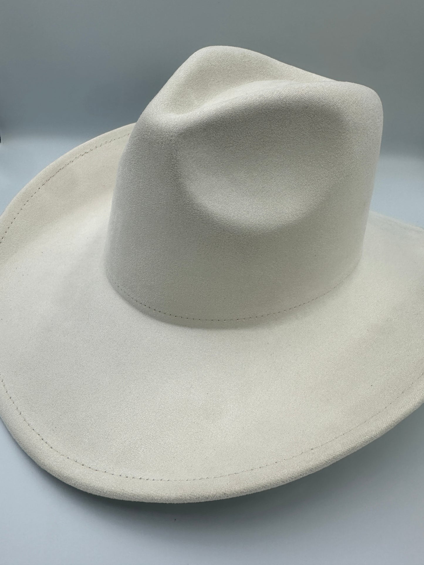 Suede Western Rancher - Cream