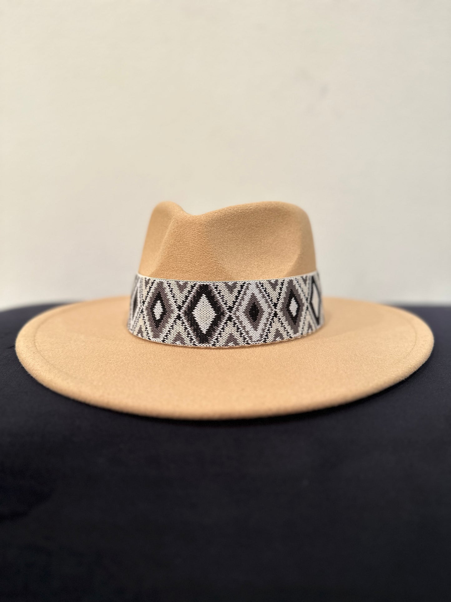 2” Gray Aztec Hat Band