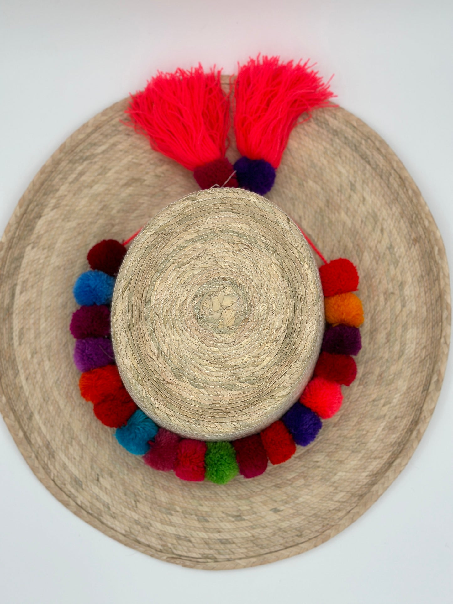 Bright PomPom Band with Tassel