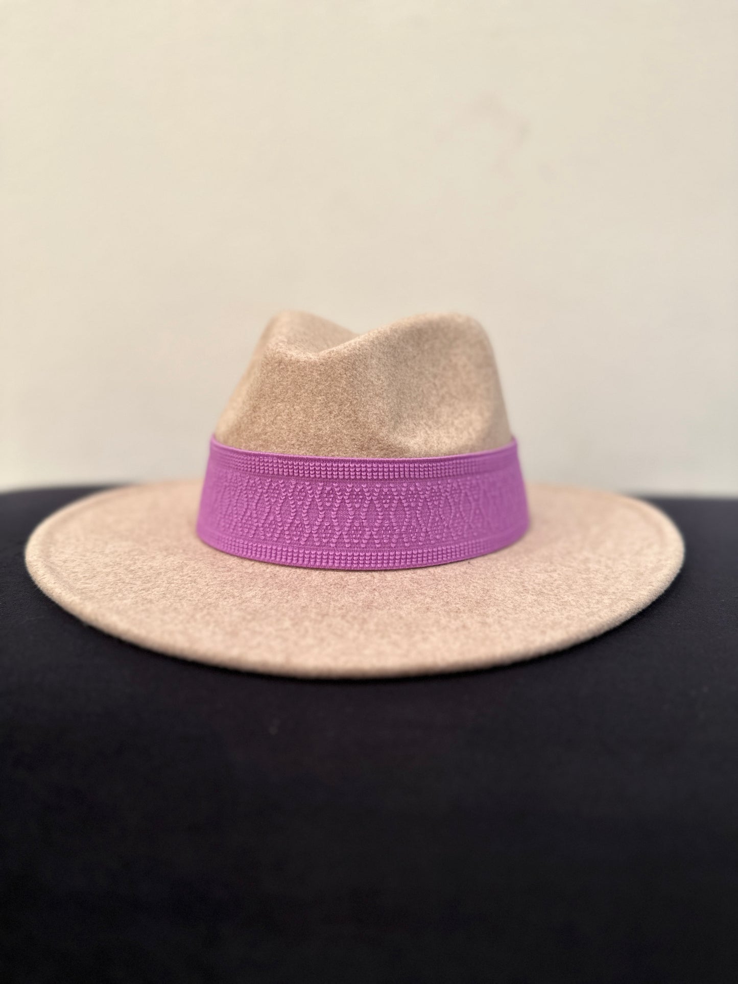 2” Purple Jacquard Hat Band