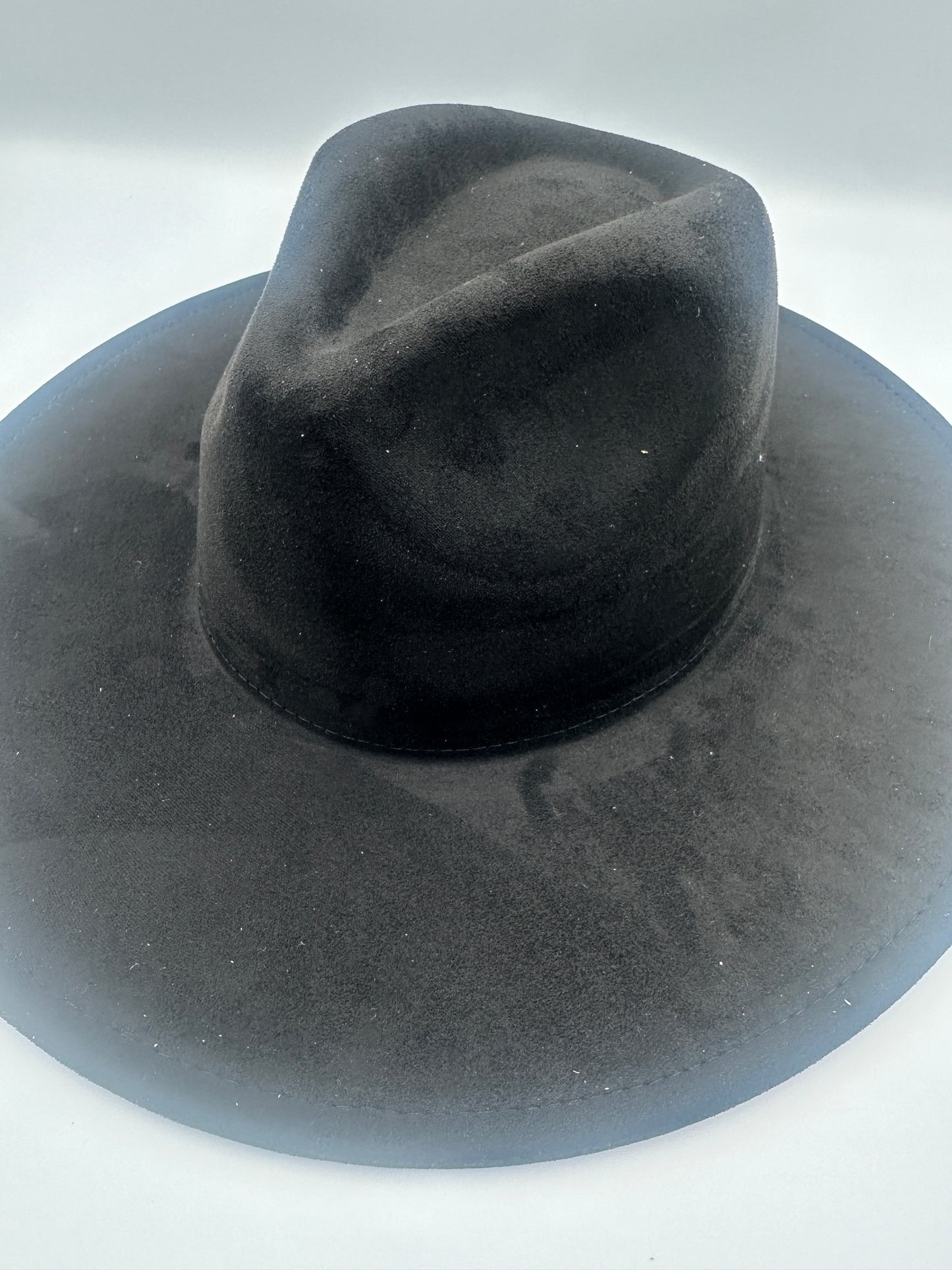 Suede Black Rancher Hat