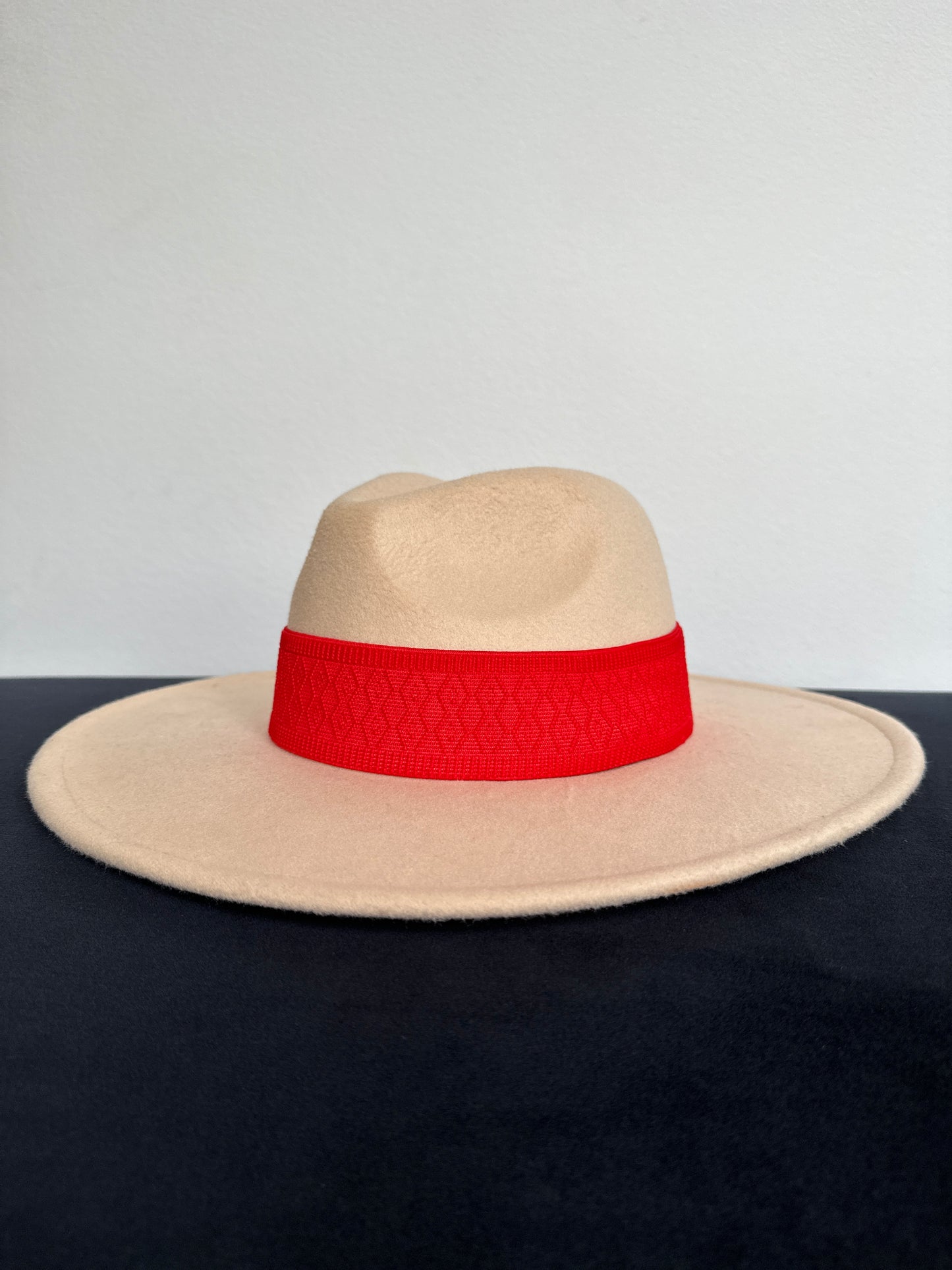 2” Red Jacquard Hat Band