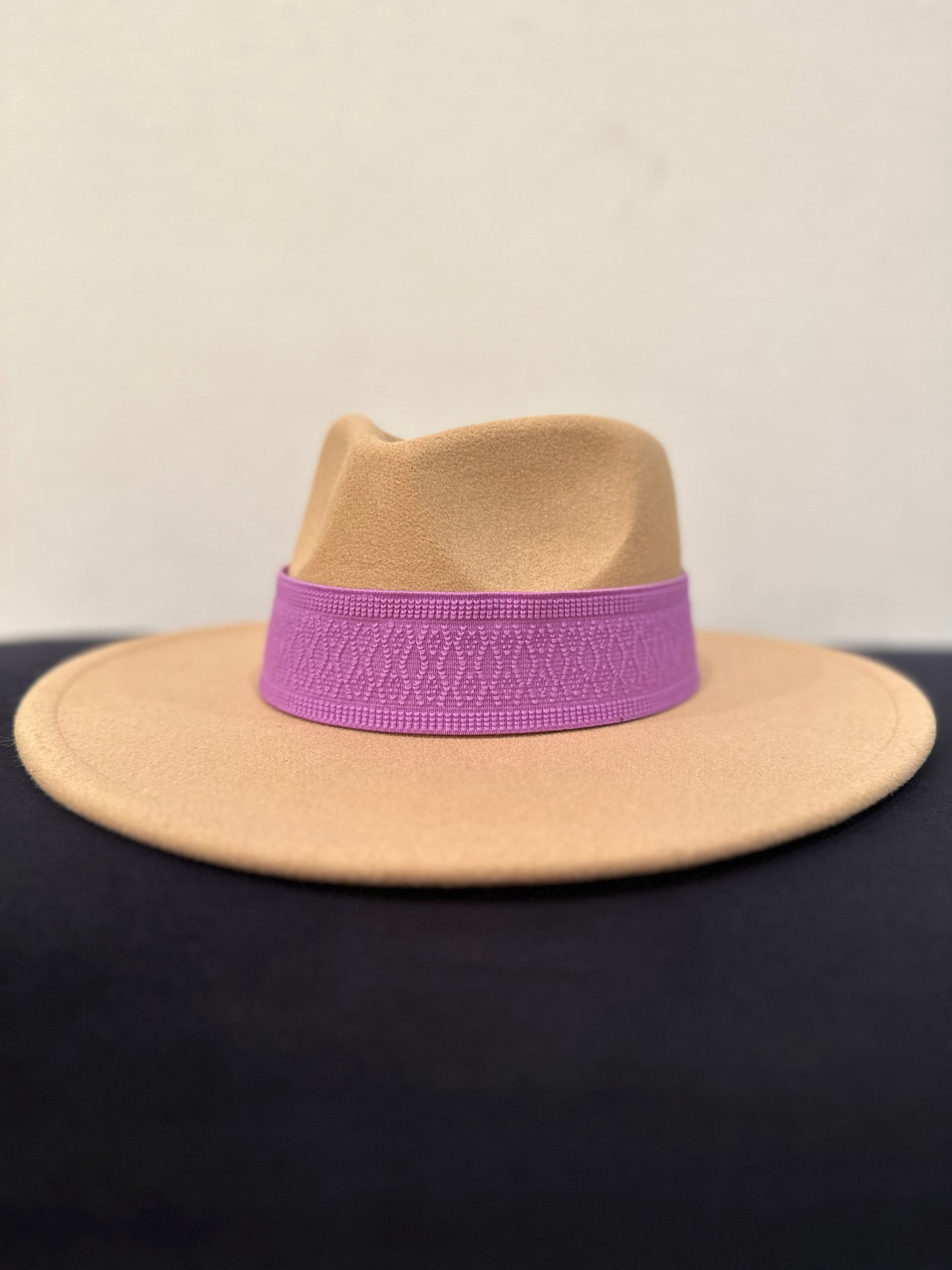 2” Purple Jacquard Hat Band