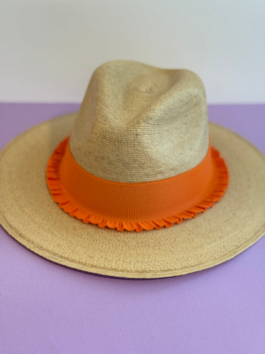 2” Orange Ruffle Band