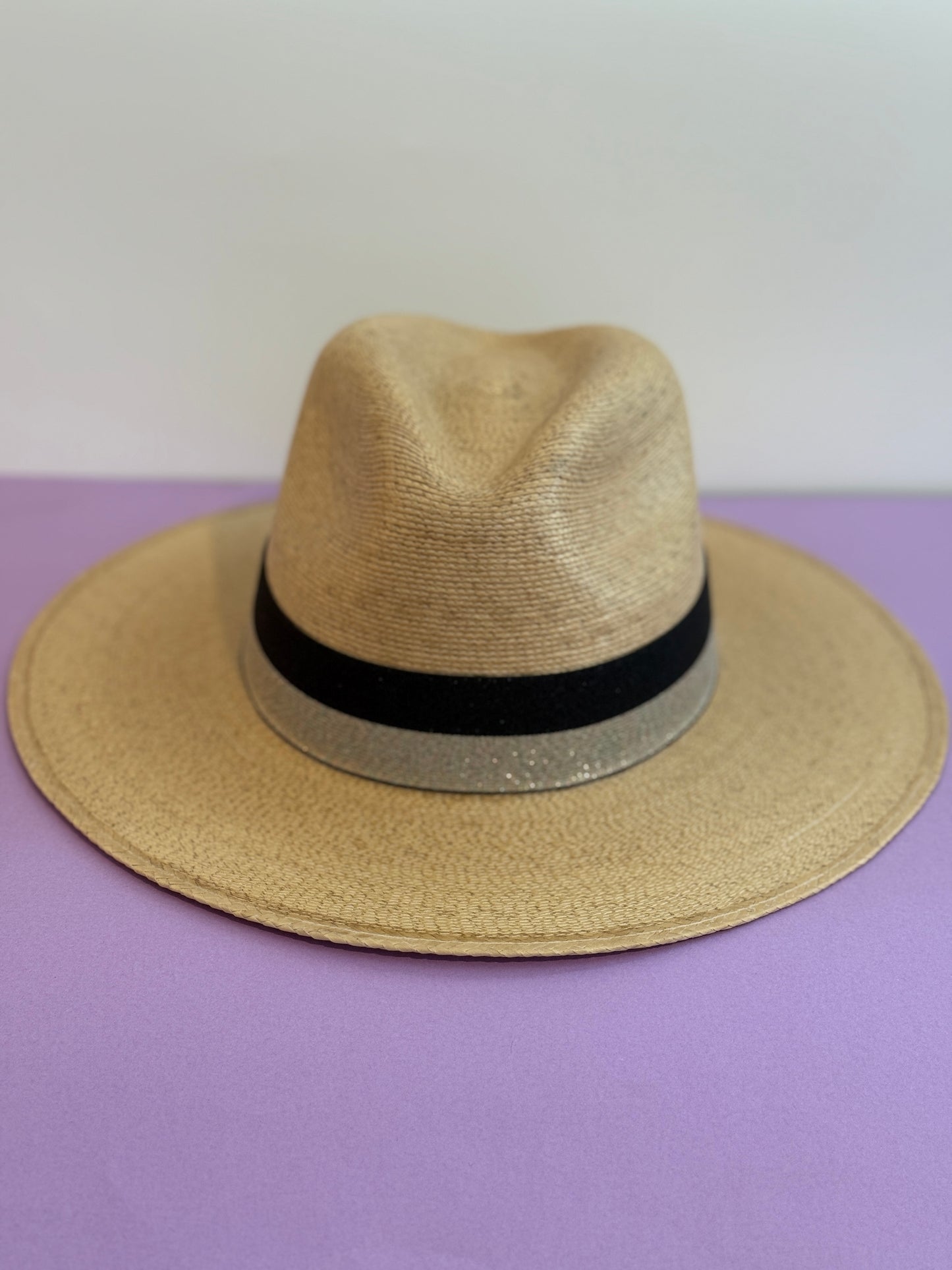 1.5” Black & Gold 2-Stripe Hat Band