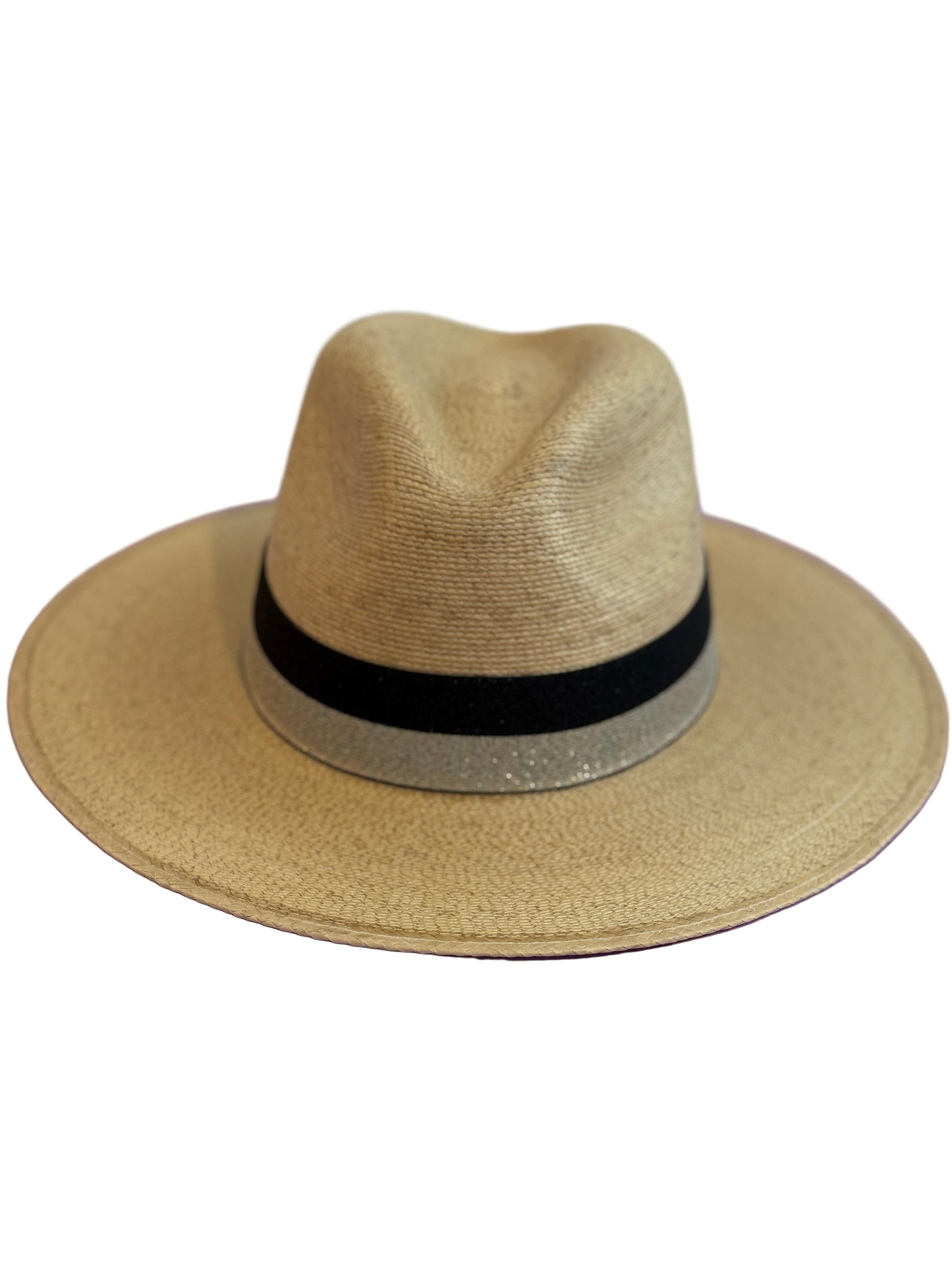 1.5” Black & Gold 2-Stripe Hat Band