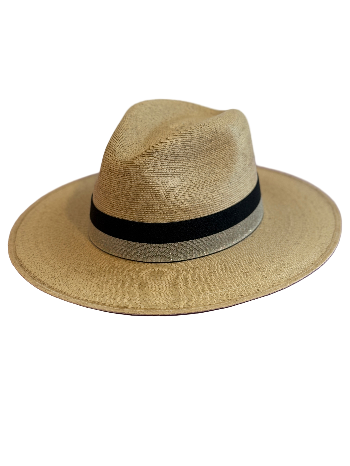 1.5” Black & Gold 2-Stripe Hat Band