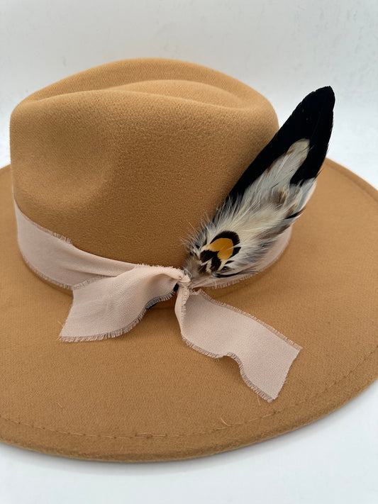 Ringtail Feather Hat Pin