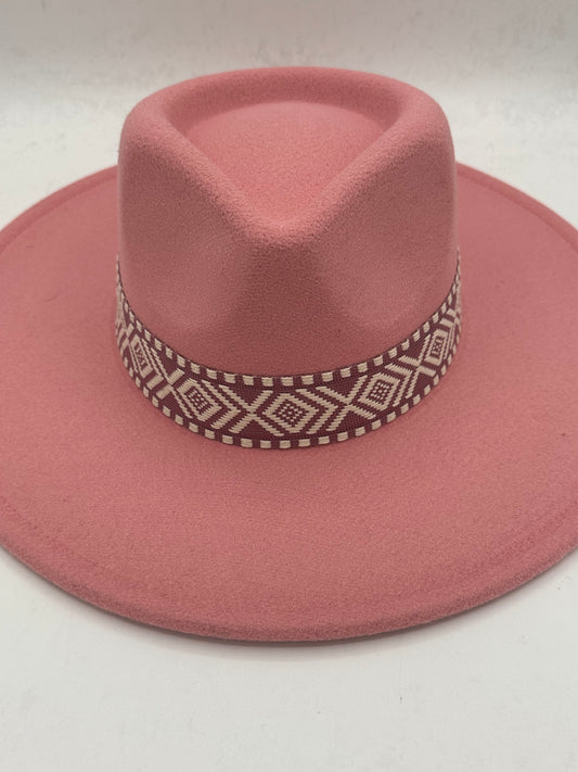 Bubblegum Pink Banded Hat