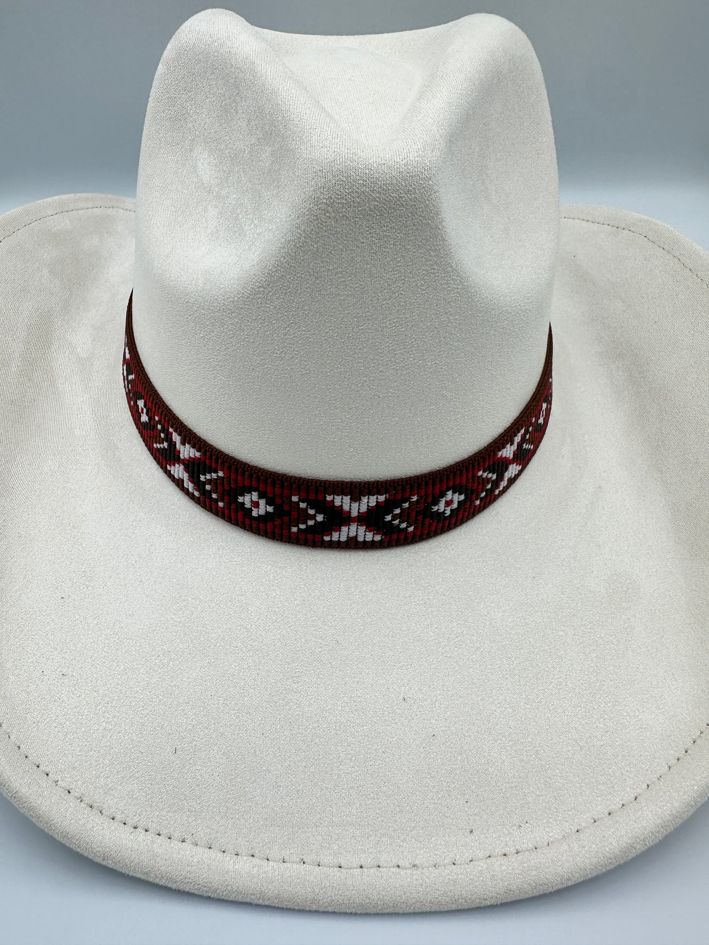 1” Brown and Red Aztec Band