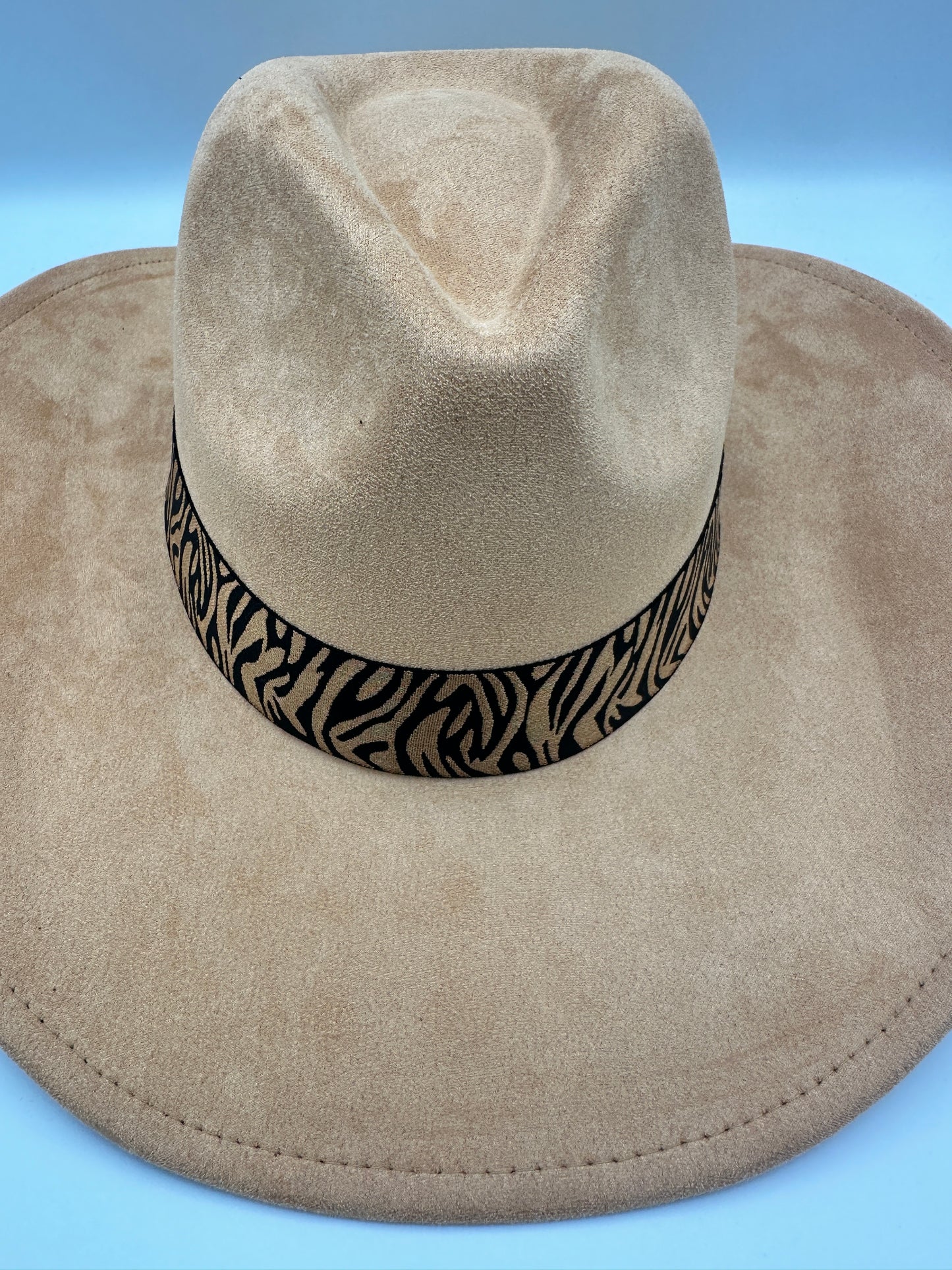 1.5” Metallic Tiger Hat Band