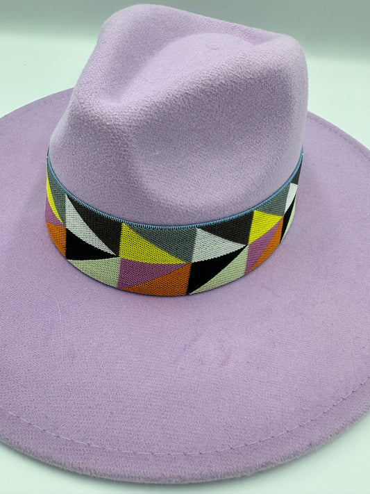 2” Colorful Triangles Hat Band