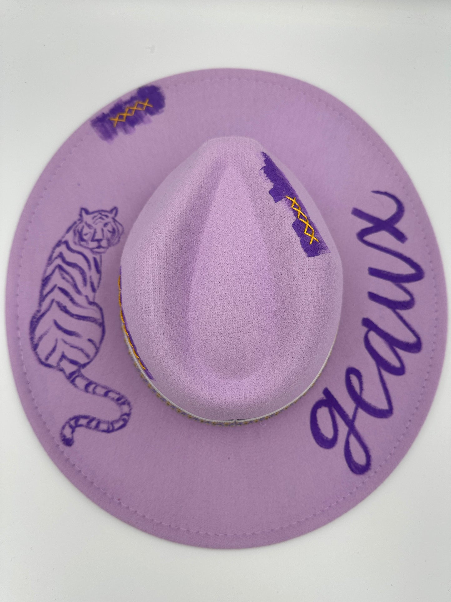 Purple Geaux Hat x Megan Bowdon Art