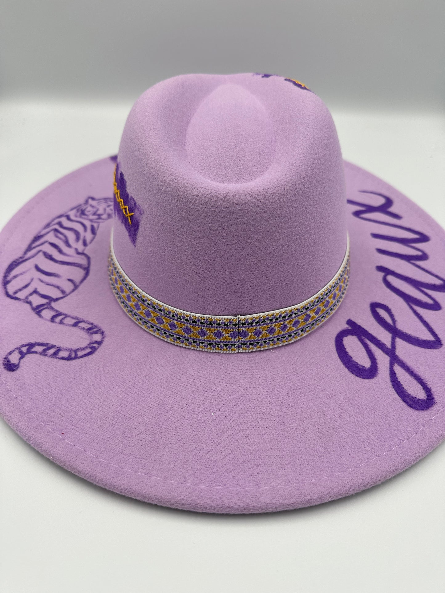 Purple Geaux Hat x Megan Bowdon Art