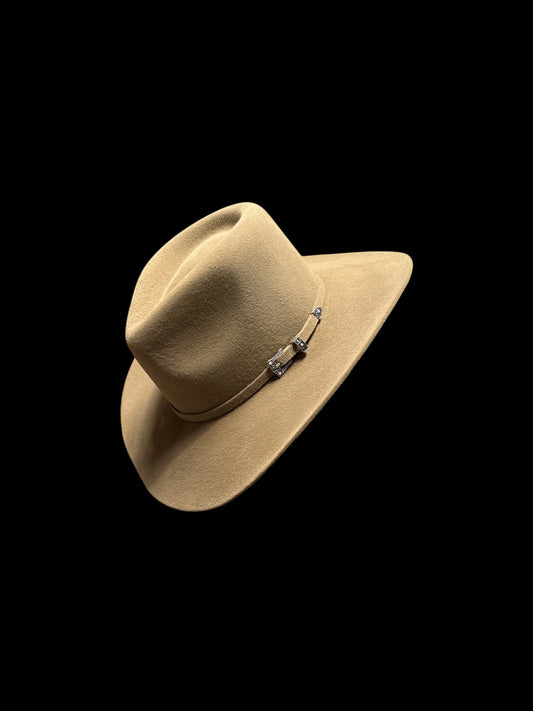 Premium Wool Western Hat-Latte