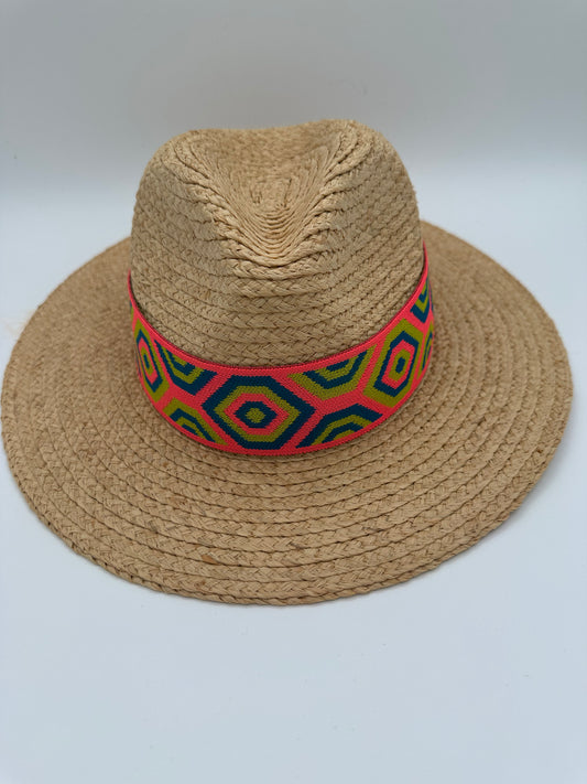 2” Neon Hexagon Hat Band