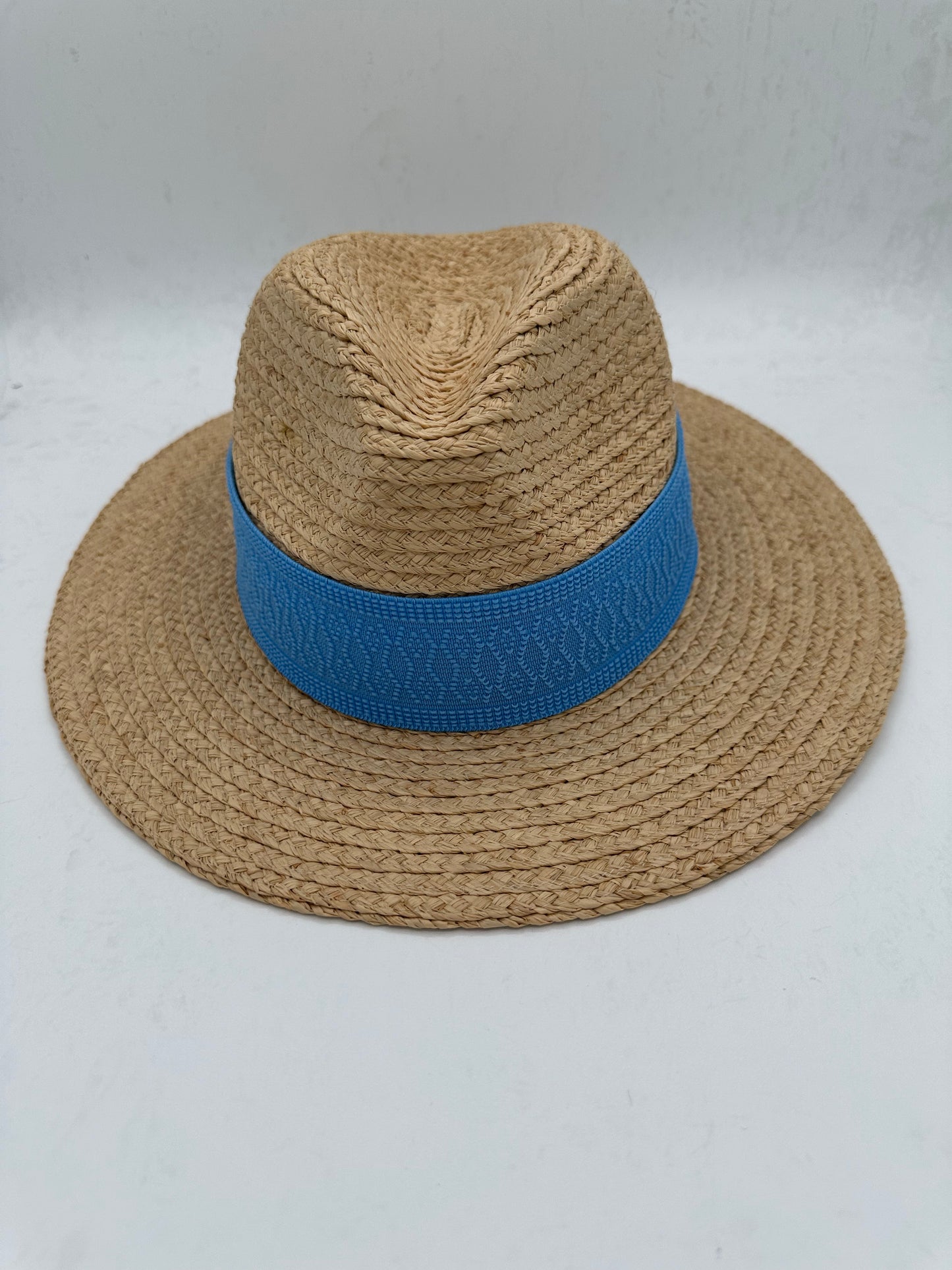 2” Columbia Blue Jacquard Hat Band